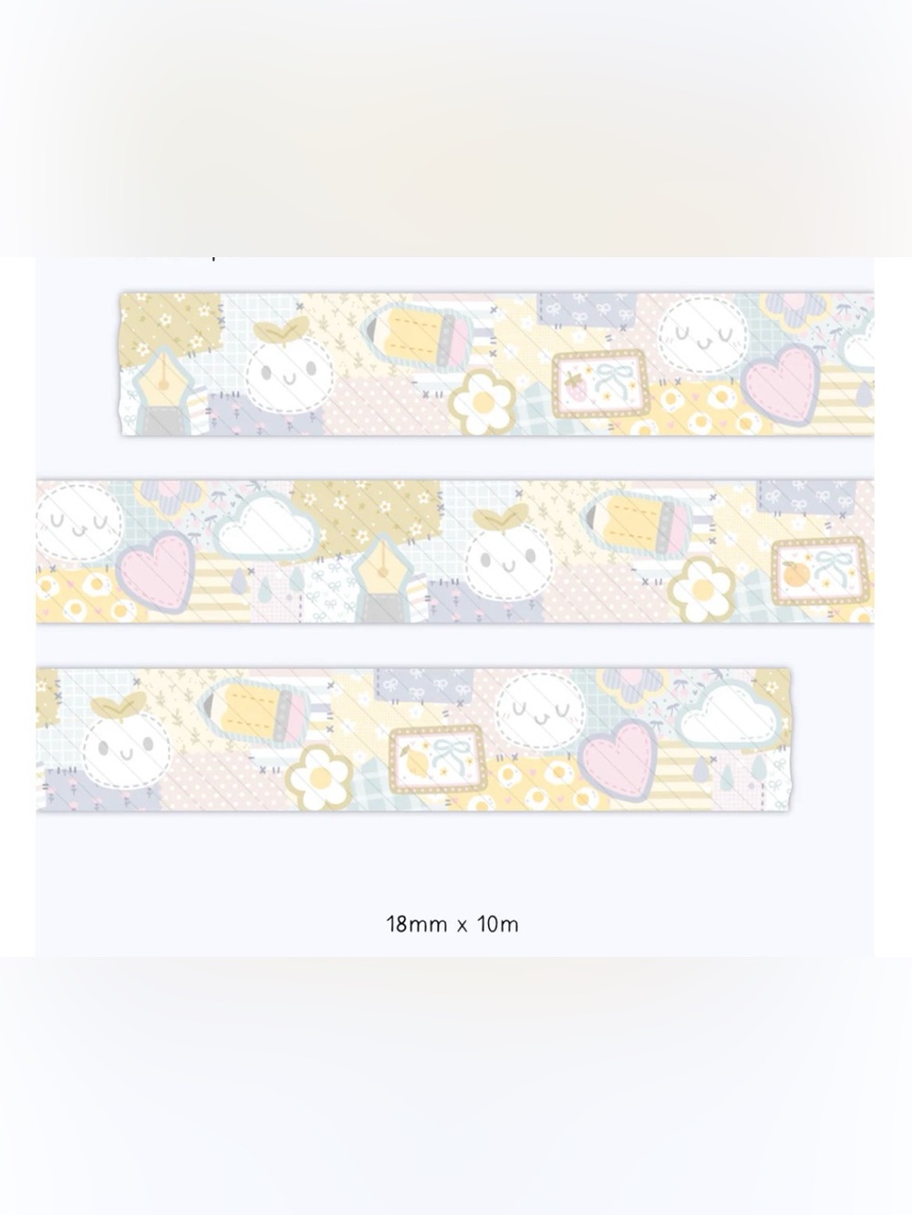 TheCoffeeMonsterzCo Patchwork: Funky Spring Washi Tape - 18mm
